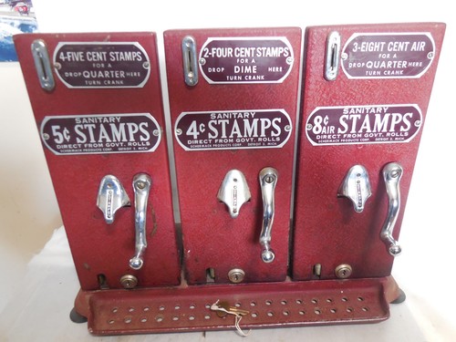 Vintage sanitary stamp machine - sanitary,