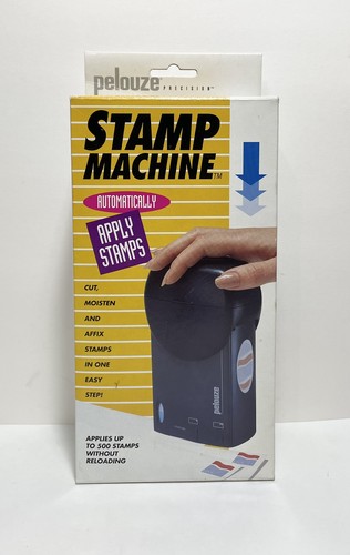Vintage pelouze stamp machine - vintage,